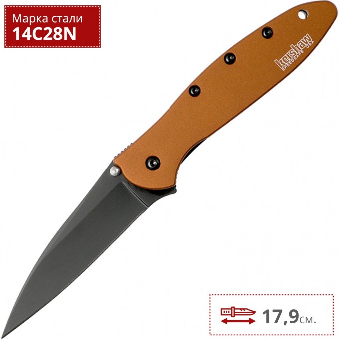 Нож KERSHAW 1660BRZBLK LEEK K1660BRZBLK Нож KERSHAW 1660BRZBLK LEEK K1660BRZBLK
